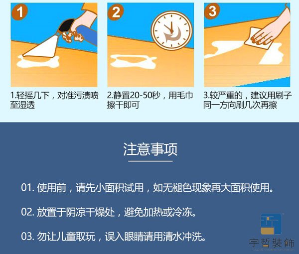干洗剂清洗步骤